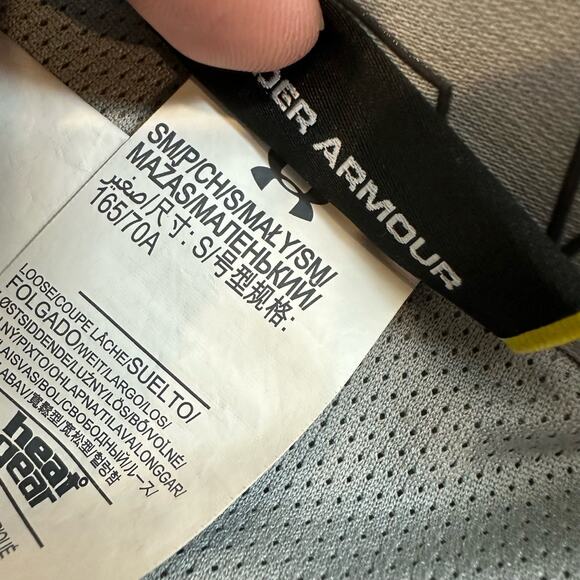 Under Armour Gray Baseball Pants Loose Heat Gear Men's S Small - Picture 10 of 11